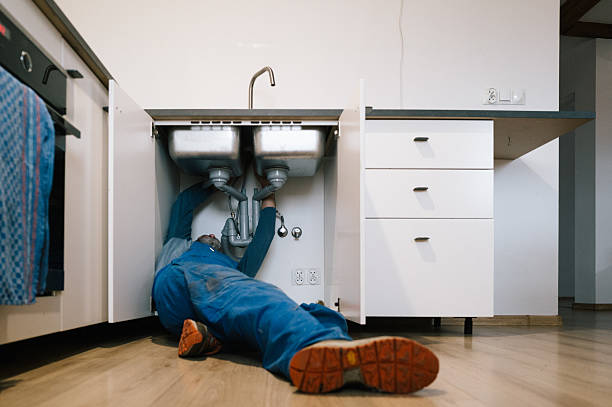 Professional Plumbing technician working in New Munich, MN